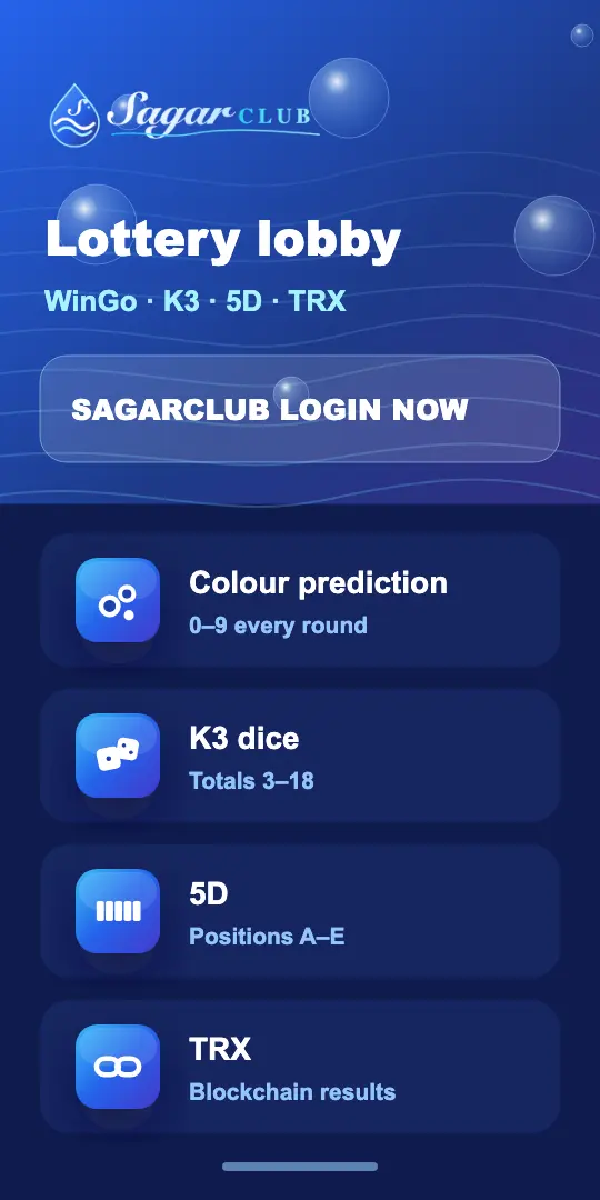 Sagarclub lottery lobby