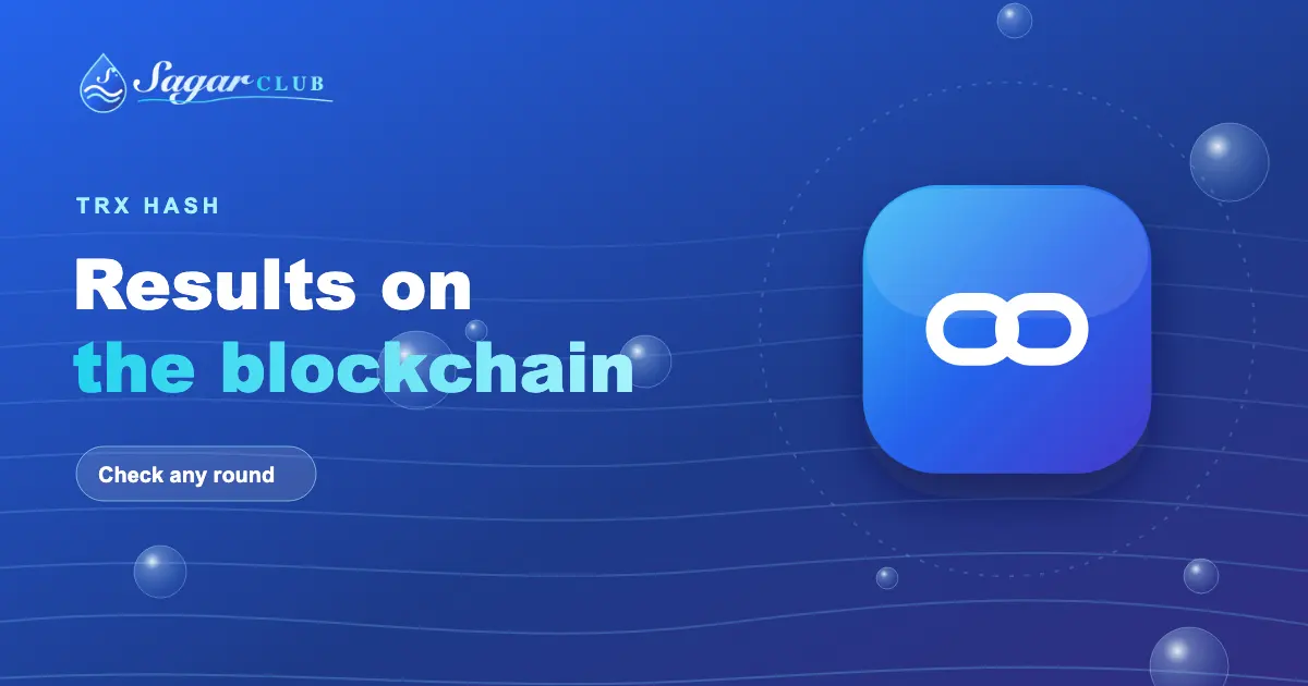 Sagarclub TRX hash